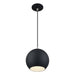 Livex Lighting - 60278-04 - LED Pendant - Kuppola - Black w/Brushed Nickel