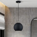 Livex Lighting - 60278-04 - LED Pendant - Kuppola - Black w/Brushed Nickel
