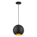 Livex Lighting - 60278-07 - LED Pendant - Kuppola - Bronze w/Antique Brass