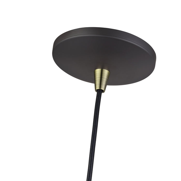 Livex Lighting - 60278-07 - LED Pendant - Kuppola - Bronze w/Antique Brass