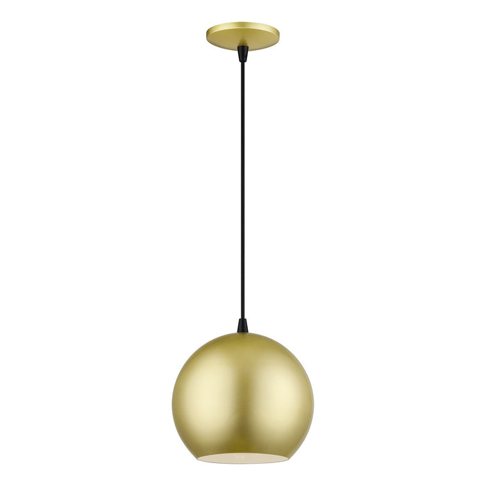 Livex Lighting - 60278-33 - LED Pendant - Kuppola - Soft Gold w/Black