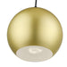 Livex Lighting - 60278-33 - LED Pendant - Kuppola - Soft Gold w/Black