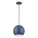 Livex Lighting - 60278-84 - LED Pendant - Kuppola - Ocean Blue w/Brushed Nickel