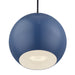 Livex Lighting - 60278-84 - LED Pendant - Kuppola - Ocean Blue w/Brushed Nickel