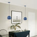 Livex Lighting - 60278-84 - LED Pendant - Kuppola - Ocean Blue w/Brushed Nickel
