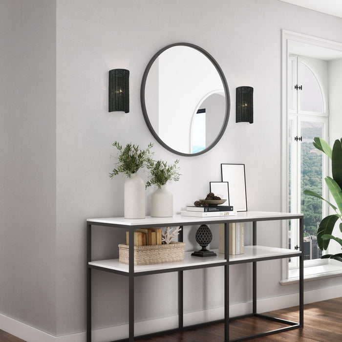 Livex Lighting - 60430-91 - One Light Wall Sconce - Weavington - Brushed Nickel