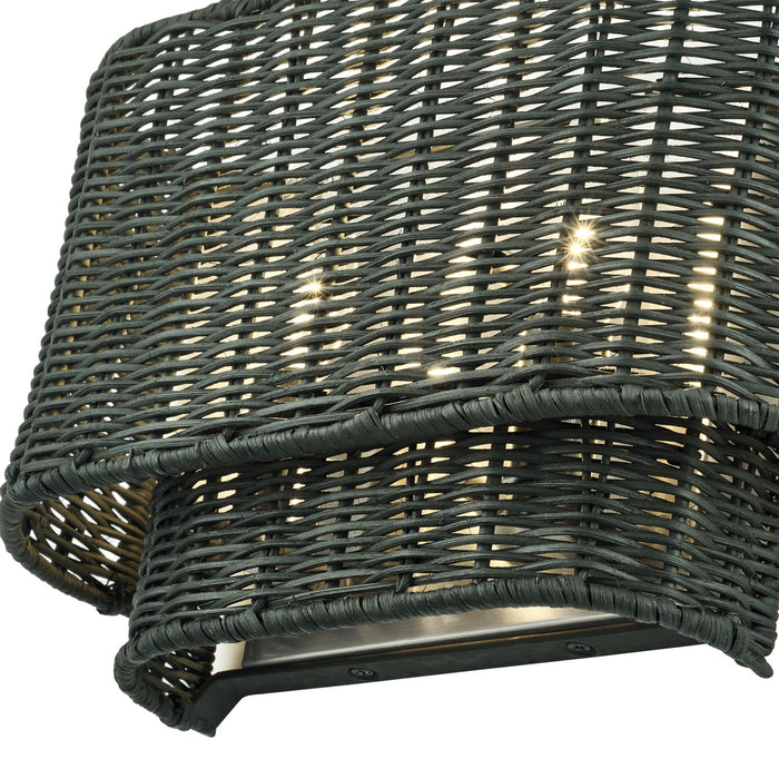 Livex Lighting - 60431-91 - Two Light Wall Sconce - Weavington - Brushed Nickel