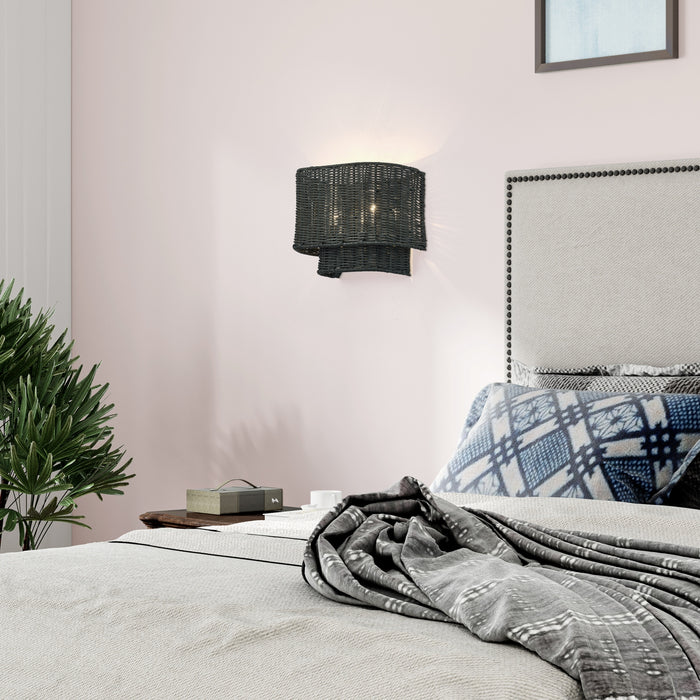 Livex Lighting - 60431-91 - Two Light Wall Sconce - Weavington - Brushed Nickel