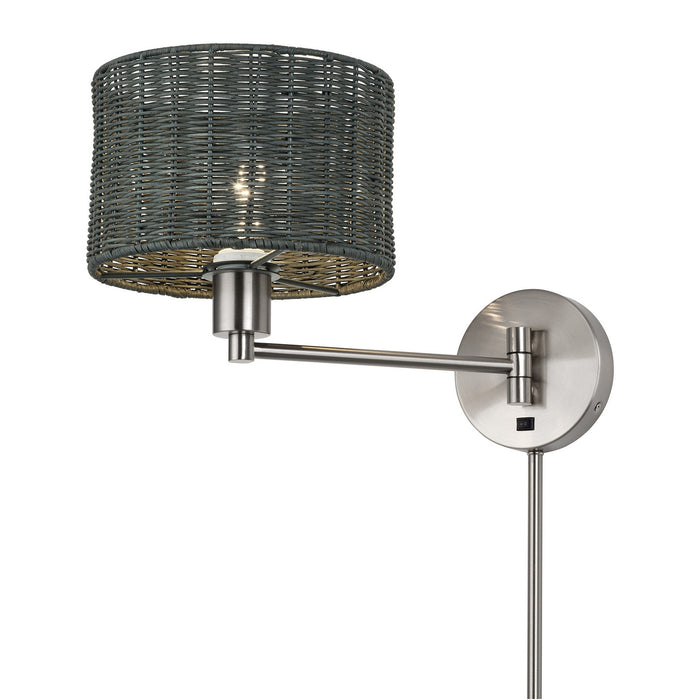 Livex Lighting - 60439-91 - One Light Swing Arm Wall Lamp - Weavington - Brushed Nickel