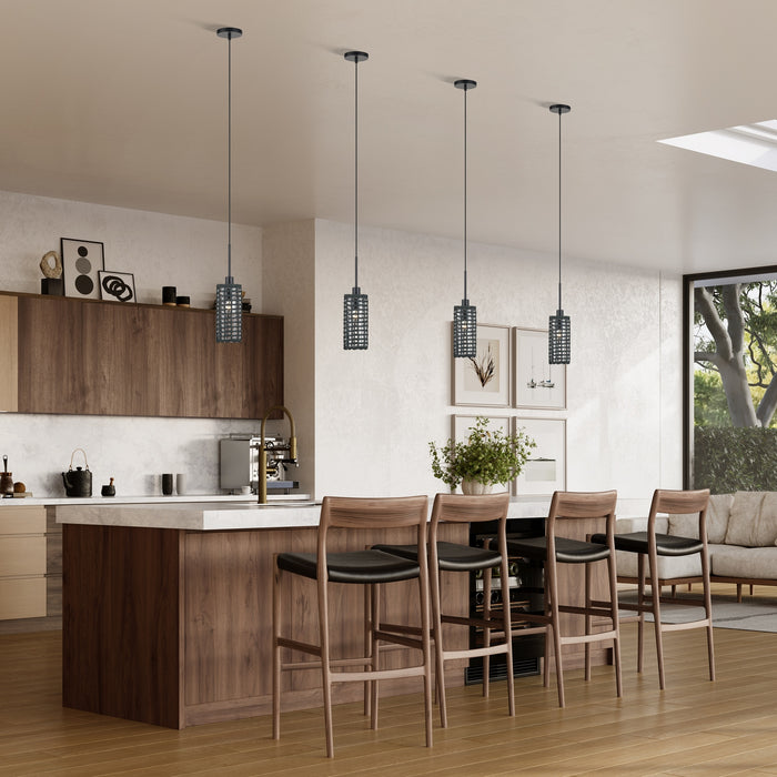 Livex Lighting - 60451-04 - One Light Mini Pendant - Twinewell - Black