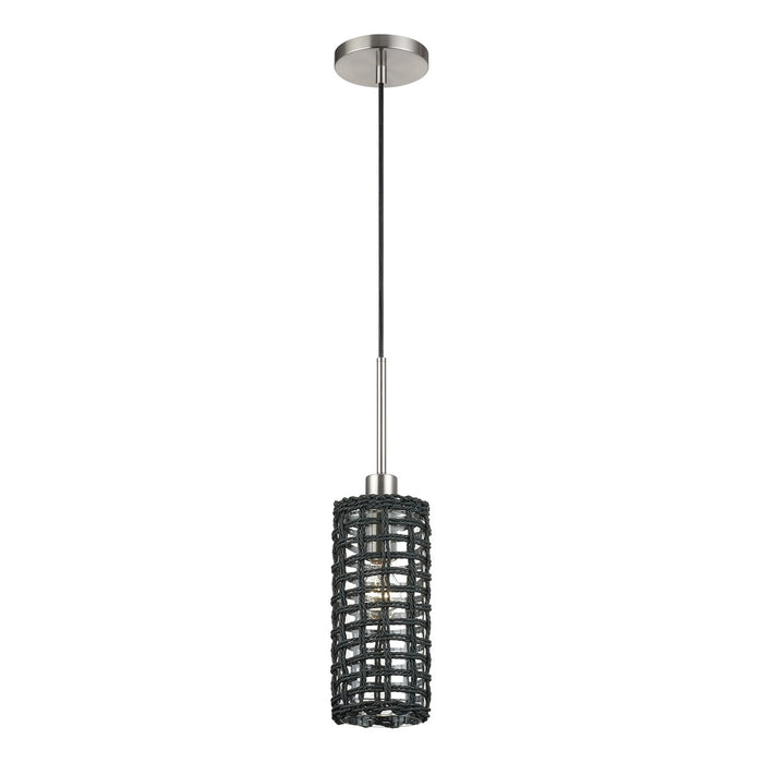 Livex Lighting - 60451-91 - One Light Mini Pendant - Twinewell - Brushed Nickel