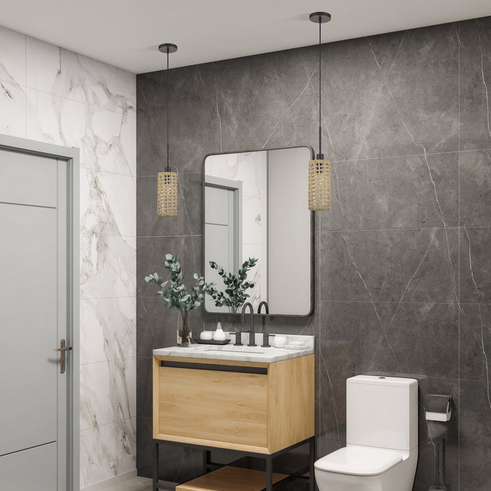 Livex Lighting - 60461-07 - One Light Mini Pendant - Twinewell - Bronze