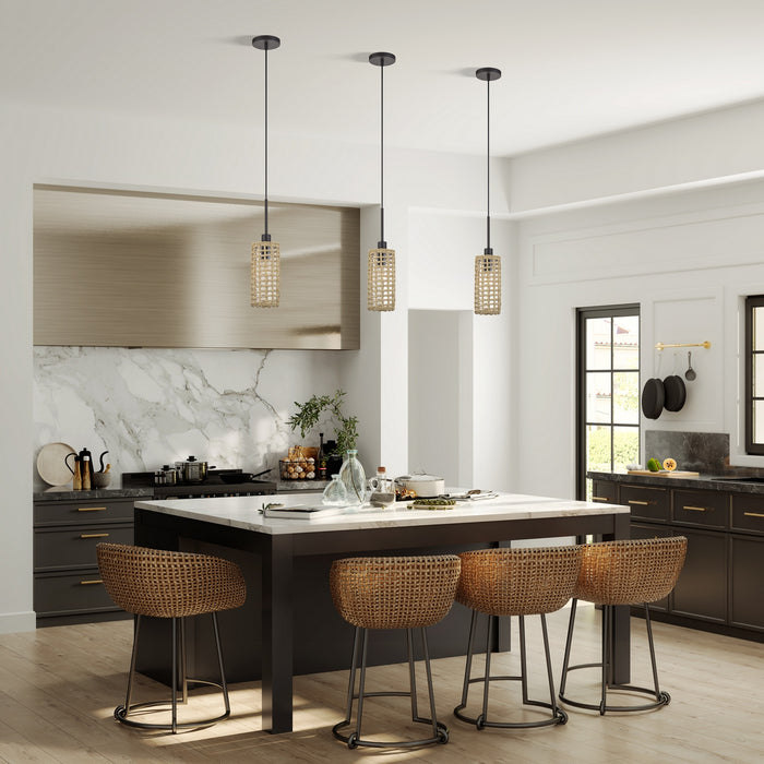 Livex Lighting - 60461-07 - One Light Mini Pendant - Twinewell - Bronze