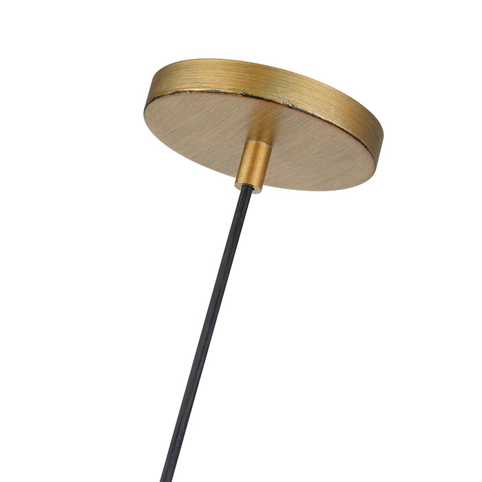 Livex Lighting - 60595-48 - Two Light Pendant - Weavington - Antique Gold Leaf
