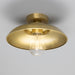 Mullan Lighting - MLBCF009SATBRSCL - One Light Flush Mount - Darya - Satin Brass