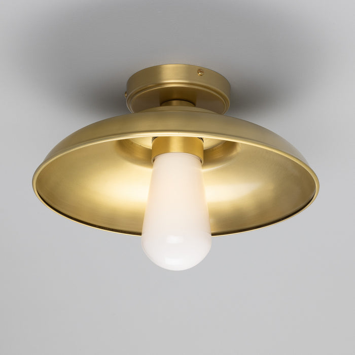 Mullan Lighting - MLBCF009SATBRSOP - One Light Flush Mount - Darya - Satin Brass