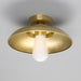 Mullan Lighting - MLBCF009SATBRSOP - One Light Flush Mount - Darya - Satin Brass
