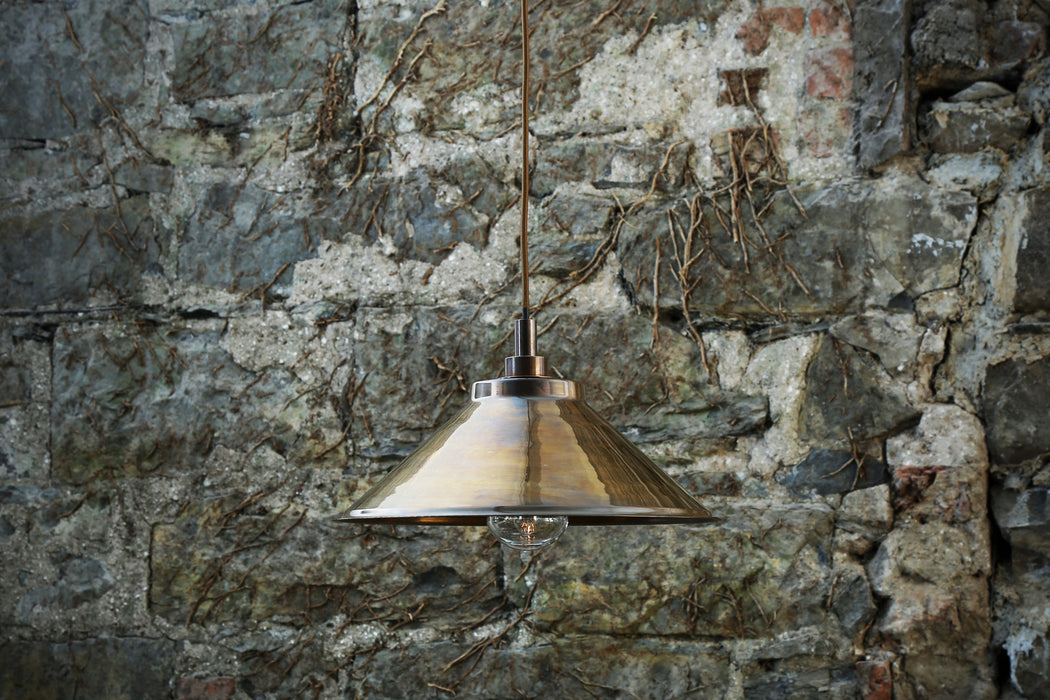 Mullan Lighting - MLBP002ANTBRSCL - One Light Pendant - Nerissa - Antique Brass