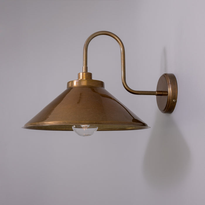 Mullan Lighting - MLBWL052ANTBRSCL - One Light Wall Sconce - Nerissa - Antique Brass
