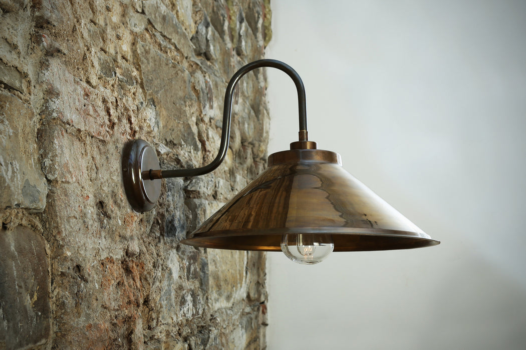 Mullan Lighting - MLBWL052ANTBRSCL - One Light Wall Sconce - Nerissa - Antique Brass