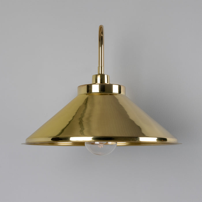 Mullan Lighting - MLBWL052POLBRSCL - One Light Wall Sconce - Nerissa - Polished Brass