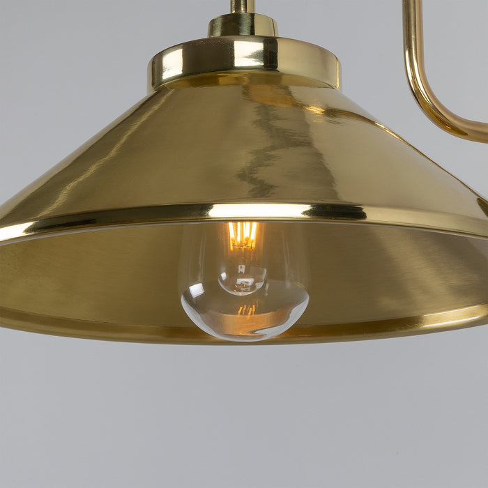 Mullan Lighting - MLBWL052POLBRSCL - One Light Wall Sconce - Nerissa - Polished Brass