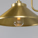 Mullan Lighting - MLBWL052SATBRSCL - One Light Wall Sconce - Nerissa - Satin Brass