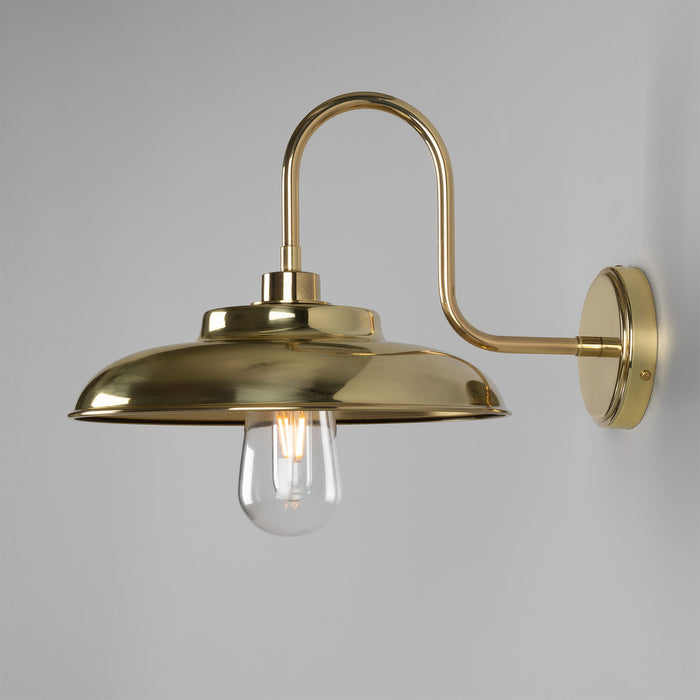 Mullan Lighting - MLBWL055POLBRSCL - One Light Wall Sconce - Darya - Polished Brass