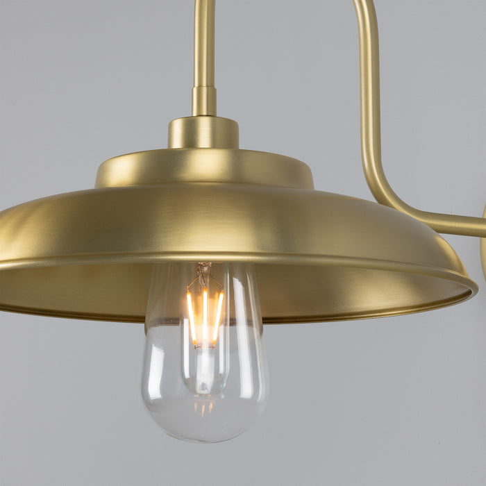 Mullan Lighting - MLBWL055SATBRSCL - One Light Wall Sconce - Darya - Satin Brass