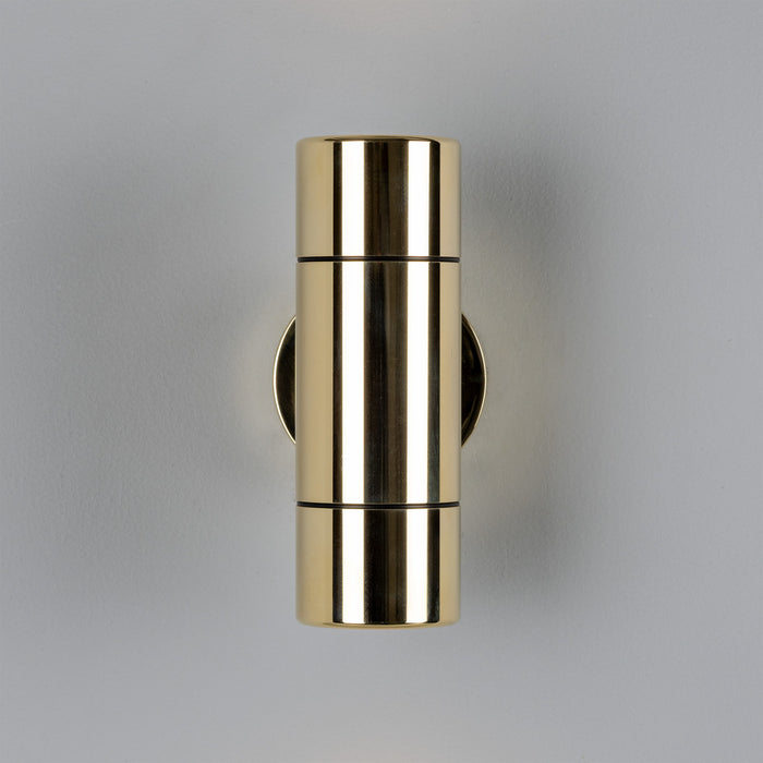 Mullan Lighting - MLBWL108NATBRSIP65 - Two Light Wall Sconce - Lana - Natural Brass