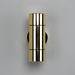 Mullan Lighting - MLBWL108NATBRSIP65 - Two Light Wall Sconce - Lana - Natural Brass