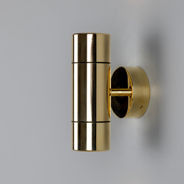 Mullan Lighting - MLBWL108NATBRSIP65 - Two Light Wall Sconce - Lana - Natural Brass