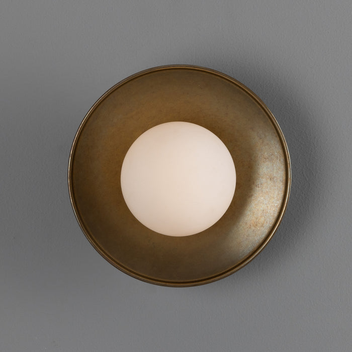Mullan Lighting - MLBWL159ANTBRSOP - One Light Wall Sconce - Aosta - Antique Brass