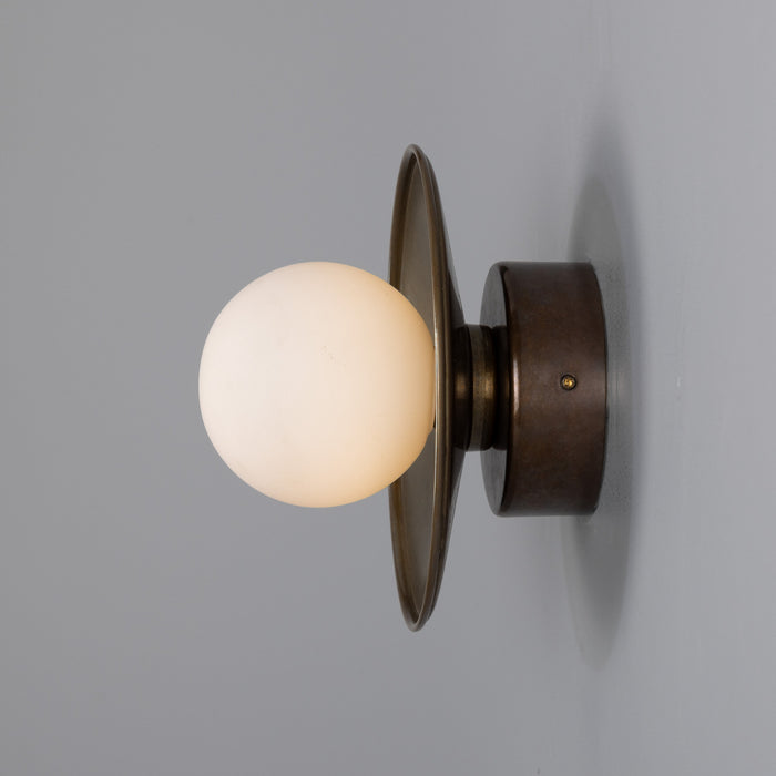 Mullan Lighting - MLBWL159ANTBRSOP - One Light Wall Sconce - Aosta - Antique Brass