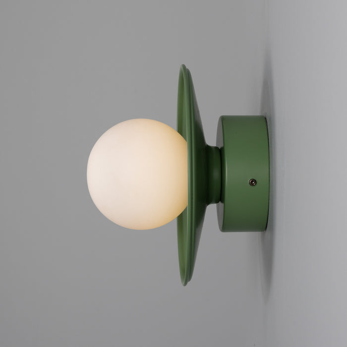 Mullan Lighting - MLBWL159PCGRNOP - One Light Wall Sconce - Aosta - Sage Green