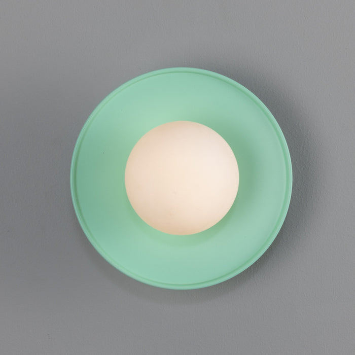 Mullan Lighting - MLBWL159PCMMTOP - One Light Wall Sconce - Aosta - Mint Turquoise