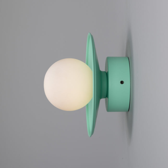Mullan Lighting - MLBWL159PCMMTOP - One Light Wall Sconce - Aosta - Mint Turquoise