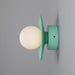 Mullan Lighting - MLBWL159PCMMTOP - One Light Wall Sconce - Aosta - Mint Turquoise