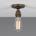 Mullan Lighting - MLCF109ANTBRS - One Light Flush Mount - Bexter - Antique Brass