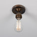 Mullan Lighting - MLCF109ANTBRS - One Light Flush Mount - Bexter - Antique Brass