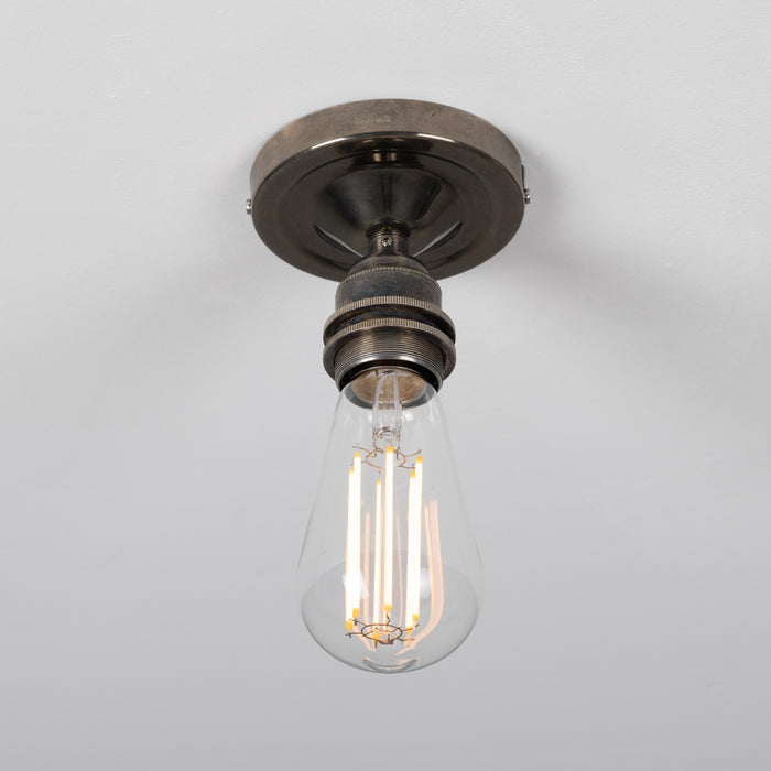 Mullan Lighting - MLCF109ANTSLV - One Light Flush Mount - Bexter - Antique Silver