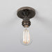 Mullan Lighting - MLCF109ANTSLV - One Light Flush Mount - Bexter - Antique Silver