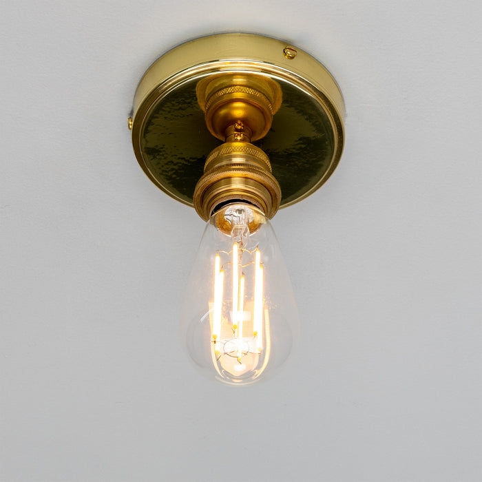 Mullan Lighting - MLCF109POLBRS - One Light Flush Mount - Bexter - Polished Brass