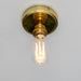 Mullan Lighting - MLCF109POLBRS - One Light Flush Mount - Bexter - Polished Brass
