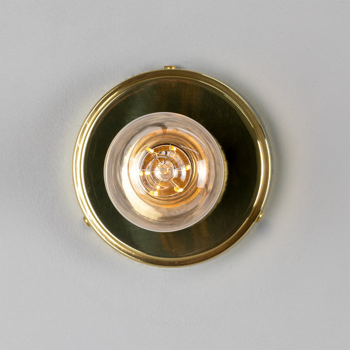 Mullan Lighting - MLCF109POLBRS - One Light Flush Mount - Bexter - Polished Brass