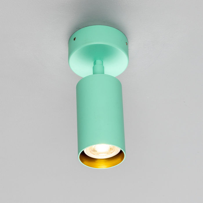 Mullan Lighting - MLCF121PCMMT - One Light Flush Mount - Evanston - Pc Mint Turquoise