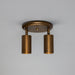 Mullan Lighting - MLCF132ANTBRS - Two Light Flush Mount - Evanston - Antique Brass
