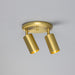 Mullan Lighting - MLCF132SATBRS - Two Light Flush Mount - Evanston - Satin Brass
