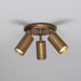 Mullan Lighting - MLCF133ANTBRS - Three Light Flush Mount - Evanston - Antique Brass