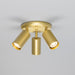 Mullan Lighting - MLCF133SATBRS - Three Light Flush Mount - Evanston - Satin Brass
